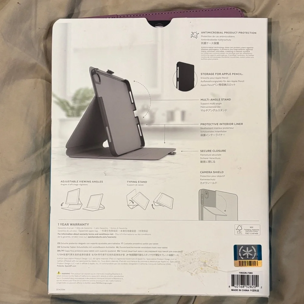 NWT Speck Balance Folio for iPad 10.9